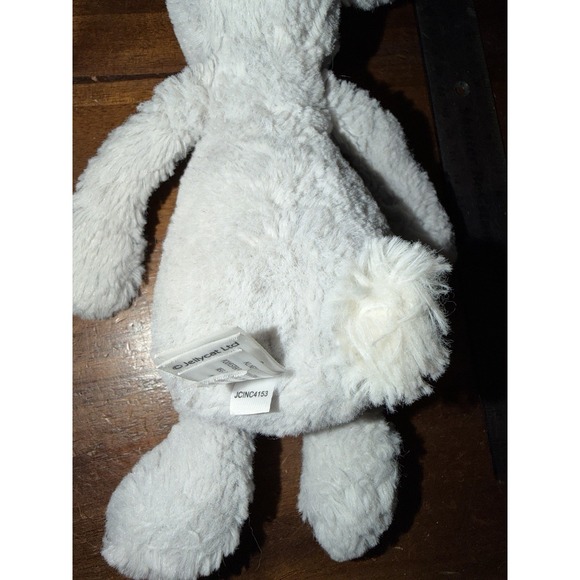 Jellycat SMALL BASHFUL GREY BUNNY Little Plush Gray Stuffed Animal Rabbit Toy - Picture 5 of 5